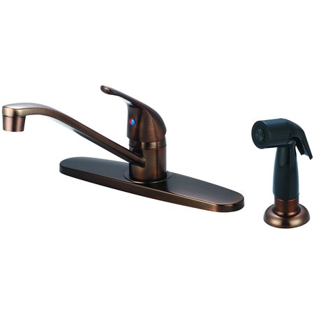 OLYMPIA Single Handle Kitchen Faucet in Oil Rubbed Bronze K-4161-ORB